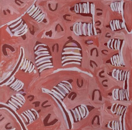 Maisie Petyarre Bundey - Anhelengkw (Emu) Dreaming - Painting - Maisie Petyarre  Bundey