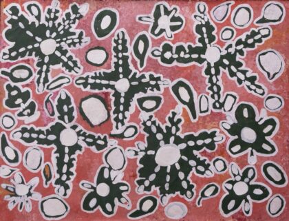 Maisie Petyarre Bundey - Bush Tucker - Painting - Maisie Petyarre  Bundey