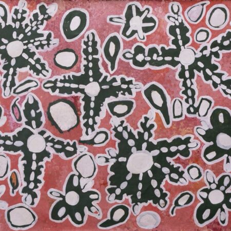 Maisie Petyarre Bundey - Bush Tucker - Painting - Maisie Petyarre  Bundey