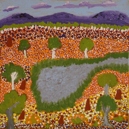 Flowers and Fairies - Elizabeth Ngwarraye Bonney - Painting - Elizabeth Ngwarraye  Bonney