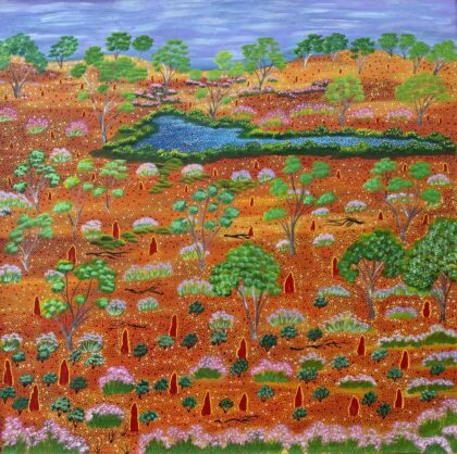 My Fathers Country - Selina Pula Teece - Painting - Selina Pula Teece
