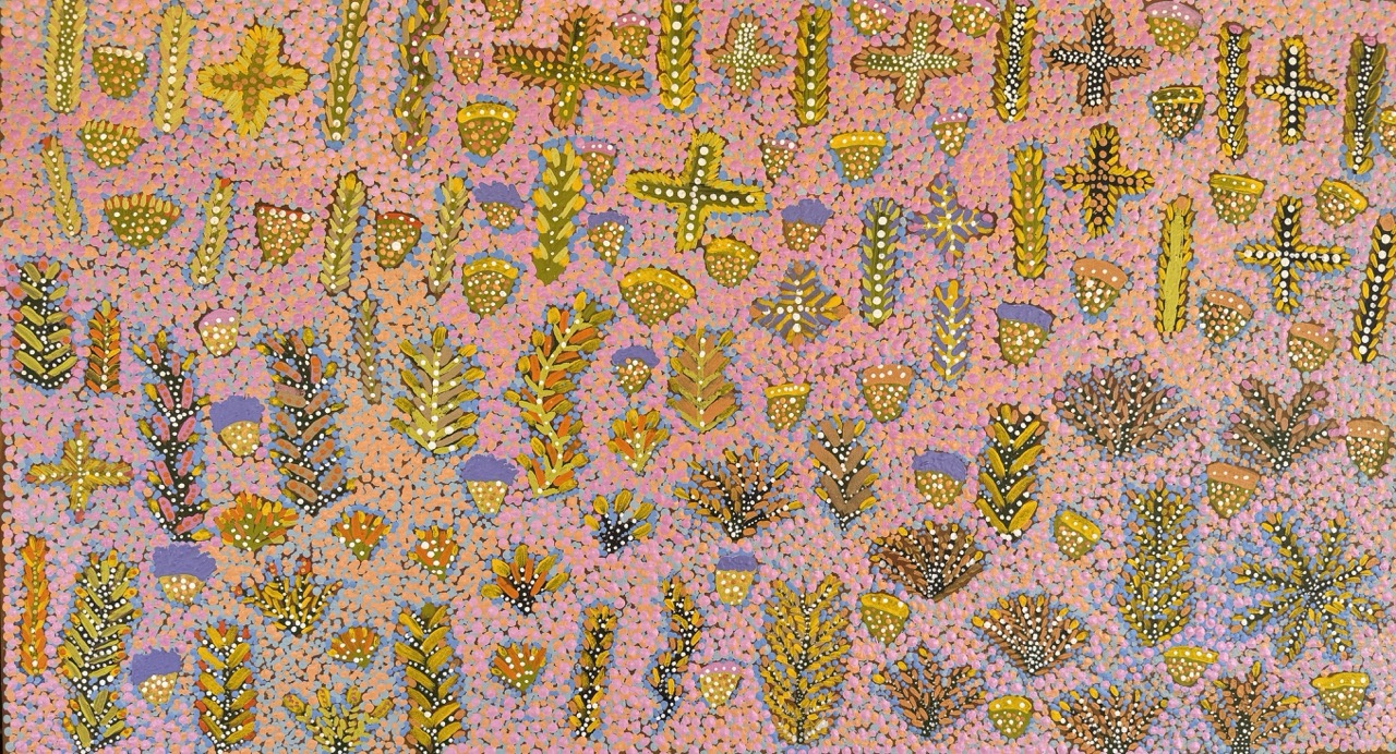 Bush Medicine Plants - Painting - Danielle Ngwarraye Turner