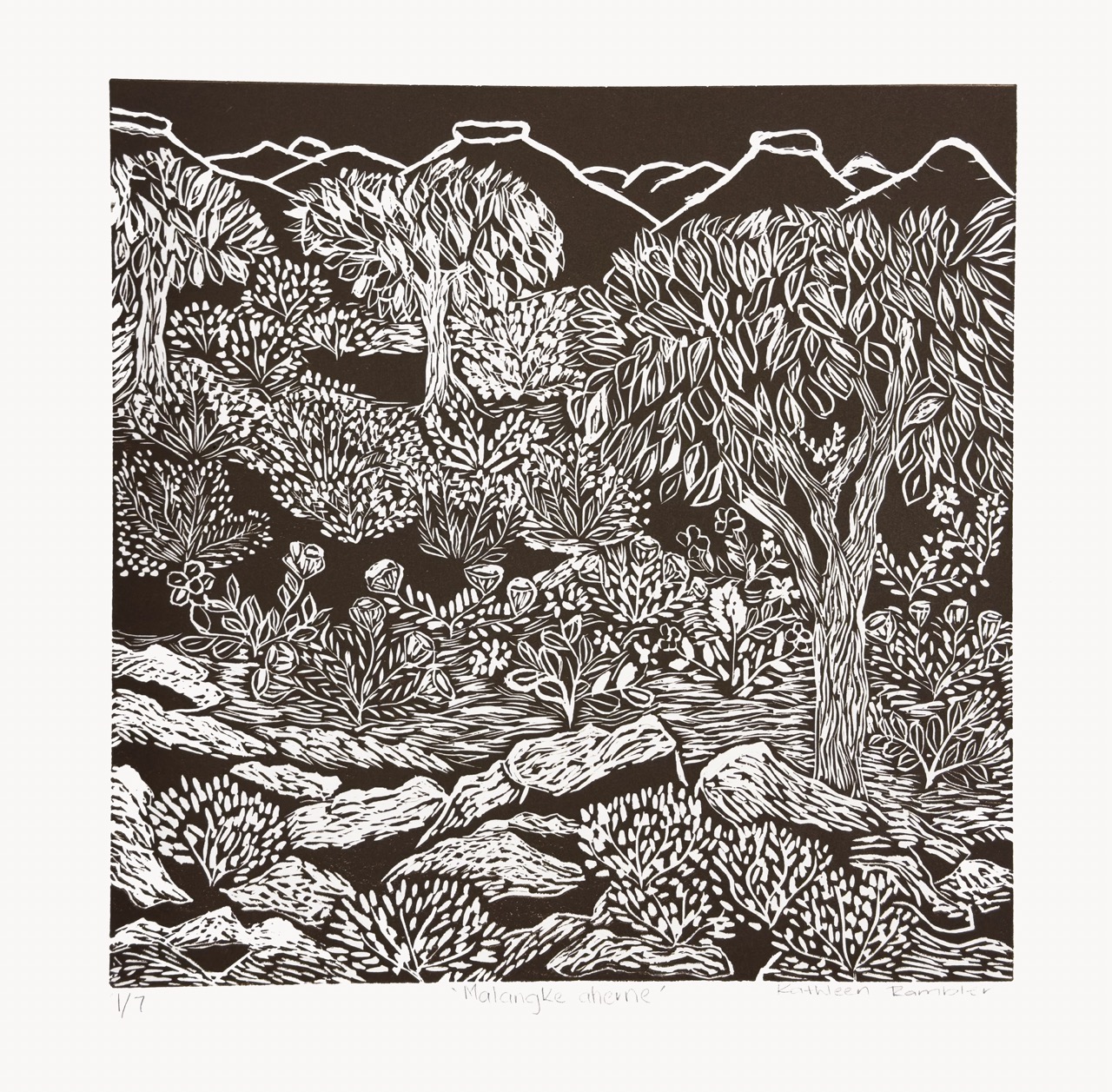 Kathleen Nanima Rambler - Mulangke Aherne (beautiful land) - Print - Kathleen Nanima Rambler