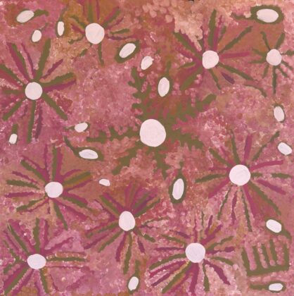 Maisie Petyarre Bundey - Bush Tucker - Painting - Maisie Petyarre  Bundey
